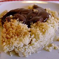 recette crumble pomme poire et son napage chocolat