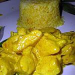 recette POULET AU CURRY ET NOIX DE COCO