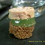 recette bouchée de foie gras à la gelée de kiwi et citron vert (apéro de noël)