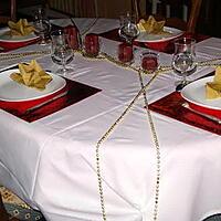 recette Ma table du réveillon de Noël