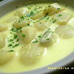 recette nage de pétoncles au safran, servies en cassolette (noël)