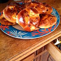 recette petit pain brioche du matin