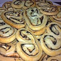 recette ~ Palmiers tomme de Savoie et tapenade ~