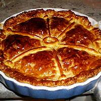 recette Tourte au saumon et aux poireaux