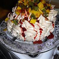 recette Pavlova aux fruits