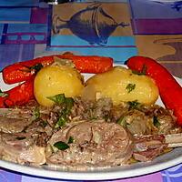 recette BLANQUETTE  D'AGNEAU