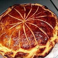 recette Galette frangipane poire chocolat, facile, rapide et bonne