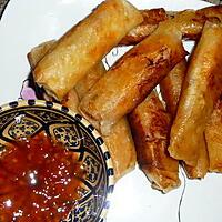 recette Rouleaux d'inspiration nems (poulet/crevette)