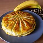 recette Galette des rois banane, coco, pépites de chocolat