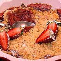 recette Crumble aux fraise