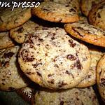 recette Cookies croustillants au chocolat