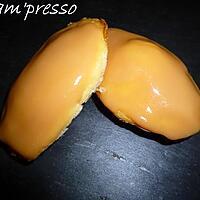 recette Minis gâteau sans beurre et oeuf, nappage au caramel mou