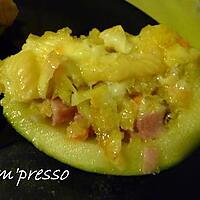 recette Courgettes farcies aux légumes