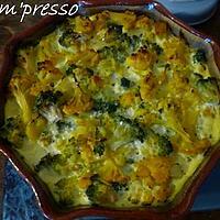 recette Trio de fleurettes en gratin