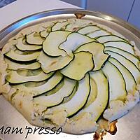 recette Tarte toute courgette sans moule