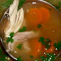 recette Bouillon de poulet vermicelles