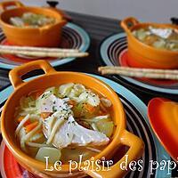 recette ~Soupe au poulet et nouilles