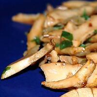 recette Fricassée de pieds de mouton et chanterelles