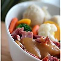 recette ~Jambon sauce aux pommes~