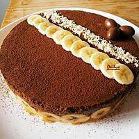 recette Entremet Chocolat Noisette Banane