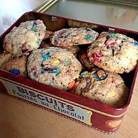 recette Cookies aux M&Ms