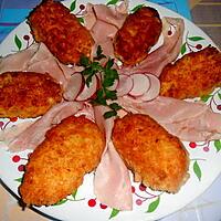 recette CROQUETTES  DE  COQUILLETTES  (utilisatrion de restes)