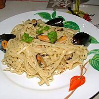 recette Linguine agli stampi (linguine aux moules)