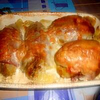 recette ENDIVES  ET  POMMES  DE TERRE  FARCIES