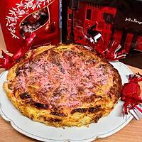 recette Galette des rois framboise et pralines roses