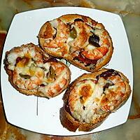 recette "Bruschetta" crevette