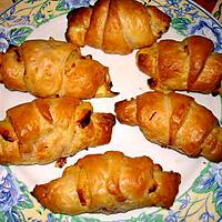 recette mini croissant au boursin et jambon