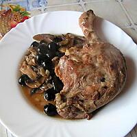 recette Cuisse de canard sautées aux olives