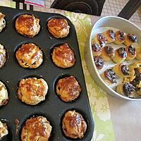 recette mini tourtes feuilletées aux champignons de véronique