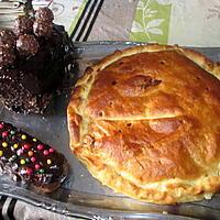 recette galette poire chocolat  de roseline 26