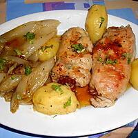 recette INVOLTINI  DI  POLLO  E  SPECK  (jambon cru légèrement fumé)