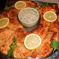 recette Escalope de dinde panée avec creme d anchois