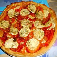 recette TORTA  PEPERONI  E  CHEVRE (poivrons et chèvre)