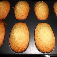 recette Madeleines a l'orange