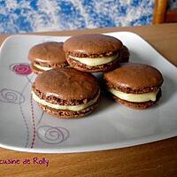 recette Macarons au chocolat blanc et fève Tonka