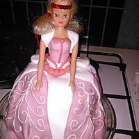 recette Gâteau princesse Barbie 6ans lindsay