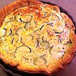 recette tarte aux courgettes et lardons