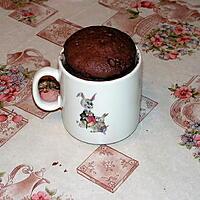 recette mugcake au chocolat