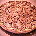 recette Gâteau aux pommes crumble spéculoos cerneaux de noix (streusel)