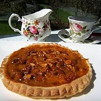 recette Tarte au sirop d'érable/Golden Syrup et amandes