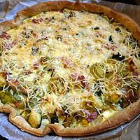 recette quiche poireau , courgette .