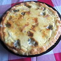 recette QUICHE AU ROQUEFORT ET AU COMTE