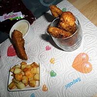 recette Frites de poulet et sa sauce au babybel