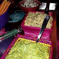 recette Guacamole et houmous