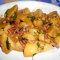 recette RAGOUT   DE  POMMES  DE  TERRE  ET  LARDONS