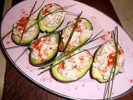 Recette d'Avocat au thon